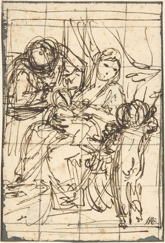 Holy Family With St John The Baptist