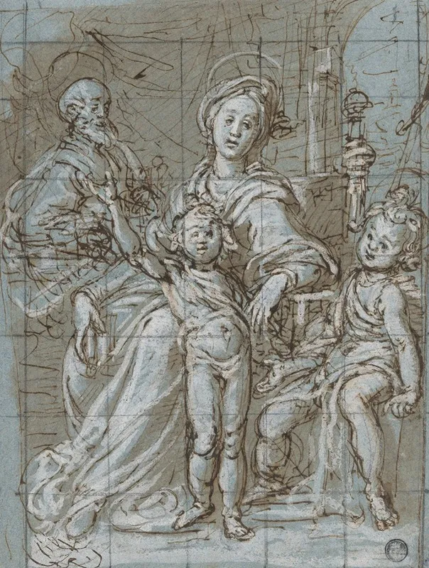 Holy Family With The Infant St John The Baptist