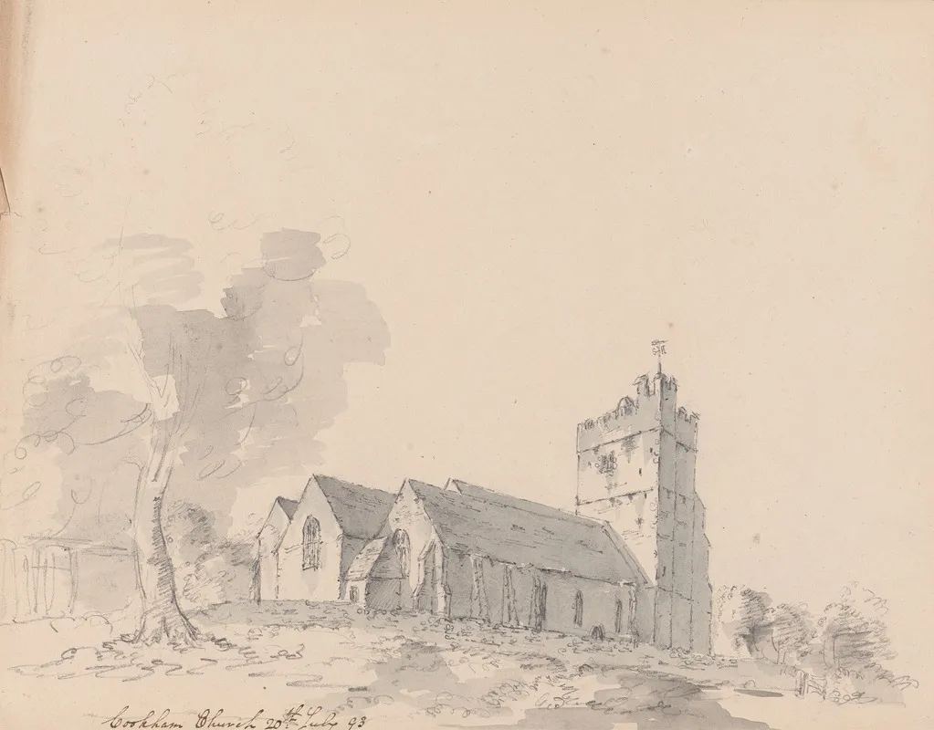 Holy Trinity Parish Church Cookham England by James Moore - Canvas Print