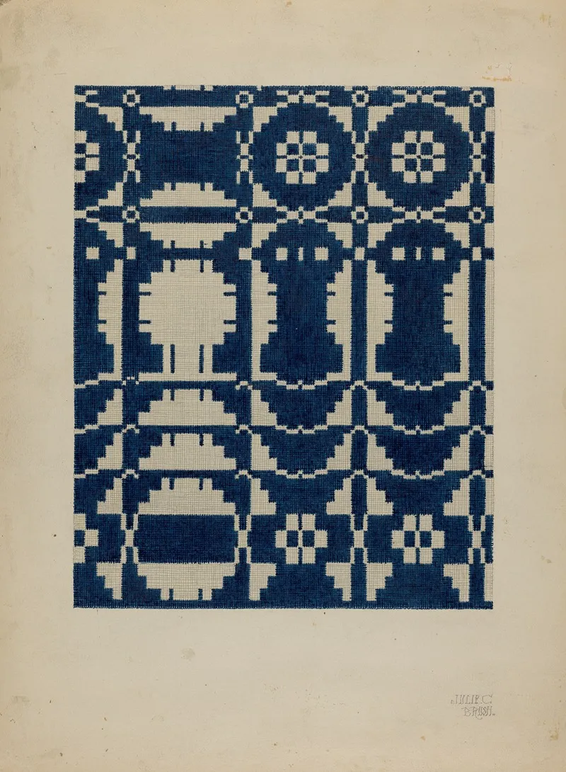 Homespun Bedspread 3