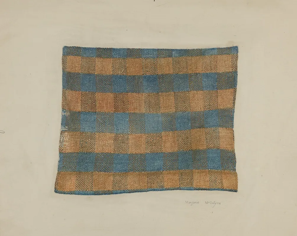 Homespun Linen by Marjorie McIntyre - Canvas Print
