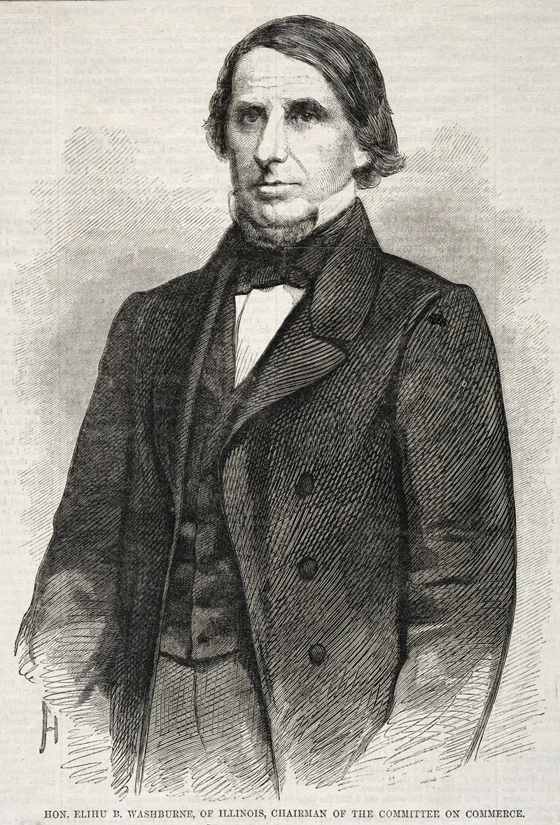 Hon Elihu B Washburne Of Illinois Chairman Of The Committee On Commerce