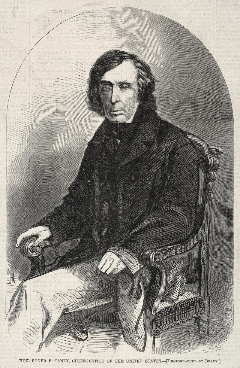 Hon Roger B Taney Chief Justice Of The United States