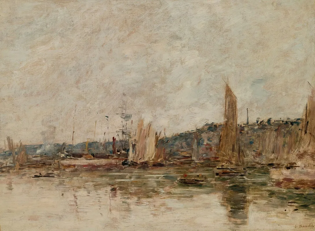 Honfleur Le Port Le Matin