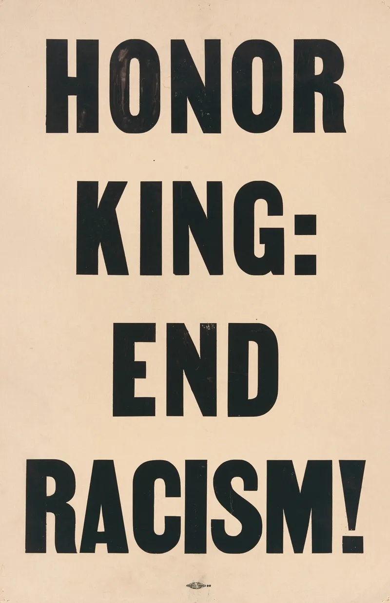 Honor King End Racism