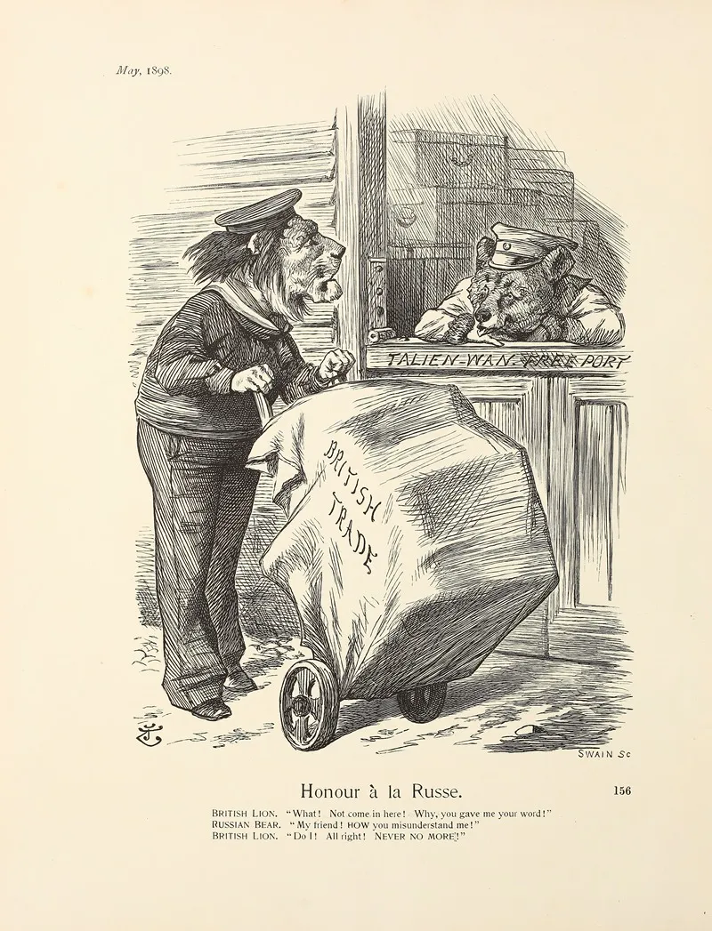 Honour A La Russe by Sir John Tenniel - Canvas Print