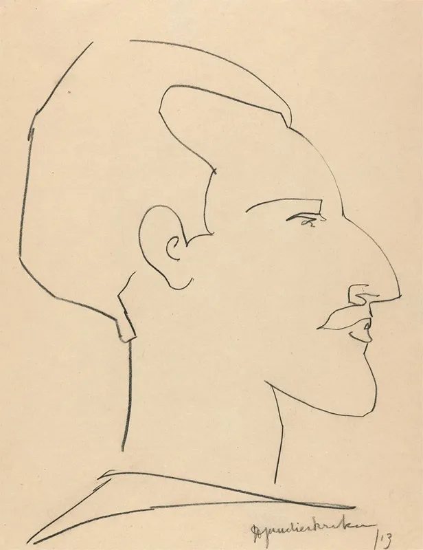 Horace Brodsky by Henri Gaudier-Brzeska - Canvas Print