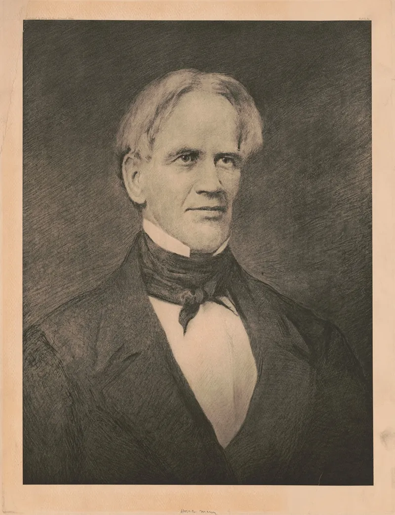 Horace Mann by A.W. Elson &amp; Co. - Canvas Print