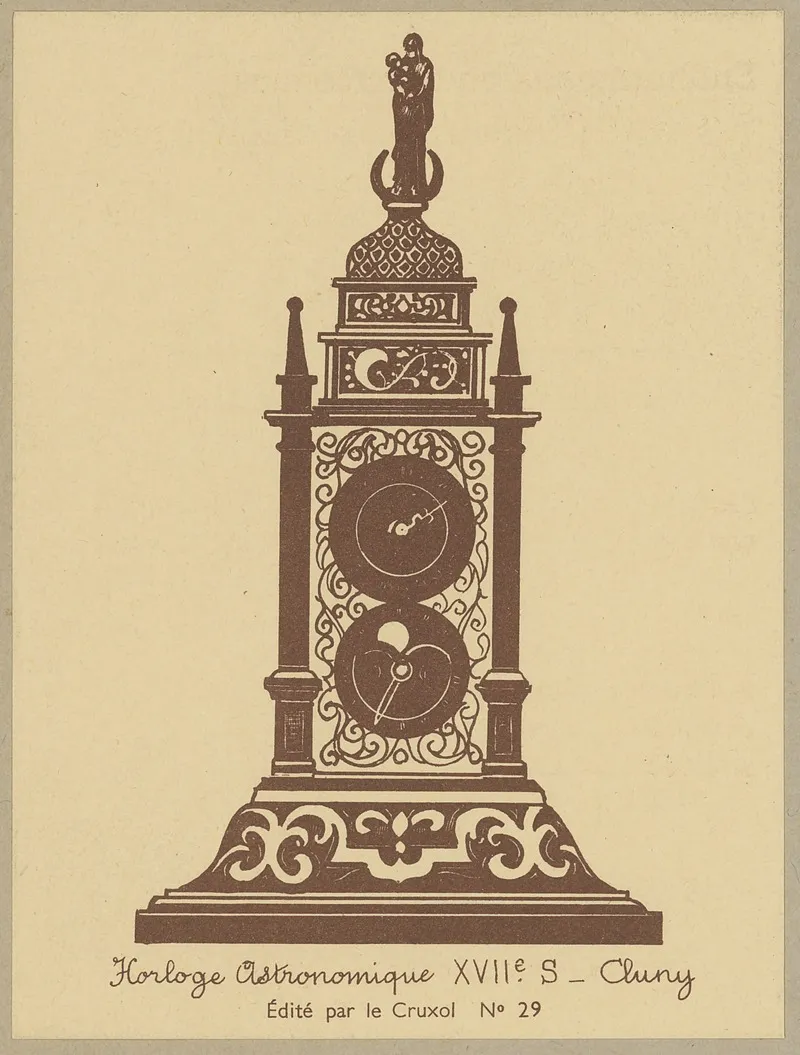 Horloge Astronomique Xviie S Cluny