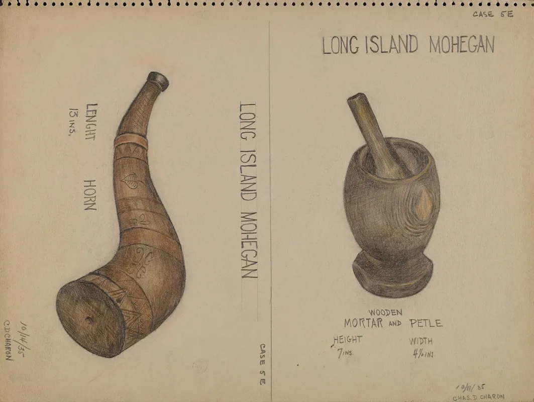 Horn And Mortar Pestle