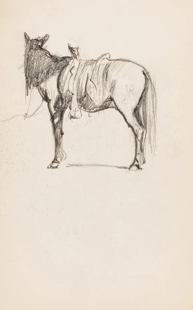 Horse 9 by Howard Russell Butler - Canvas Print
