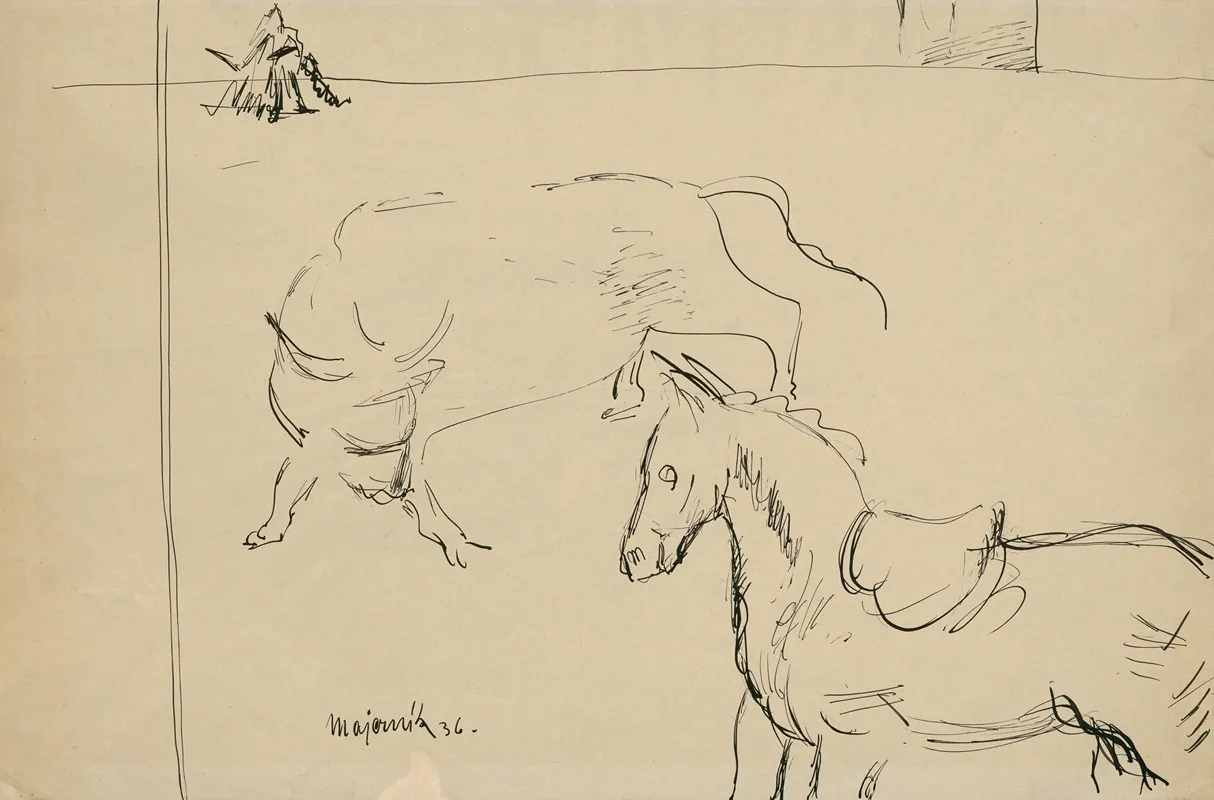 Horse And Bull