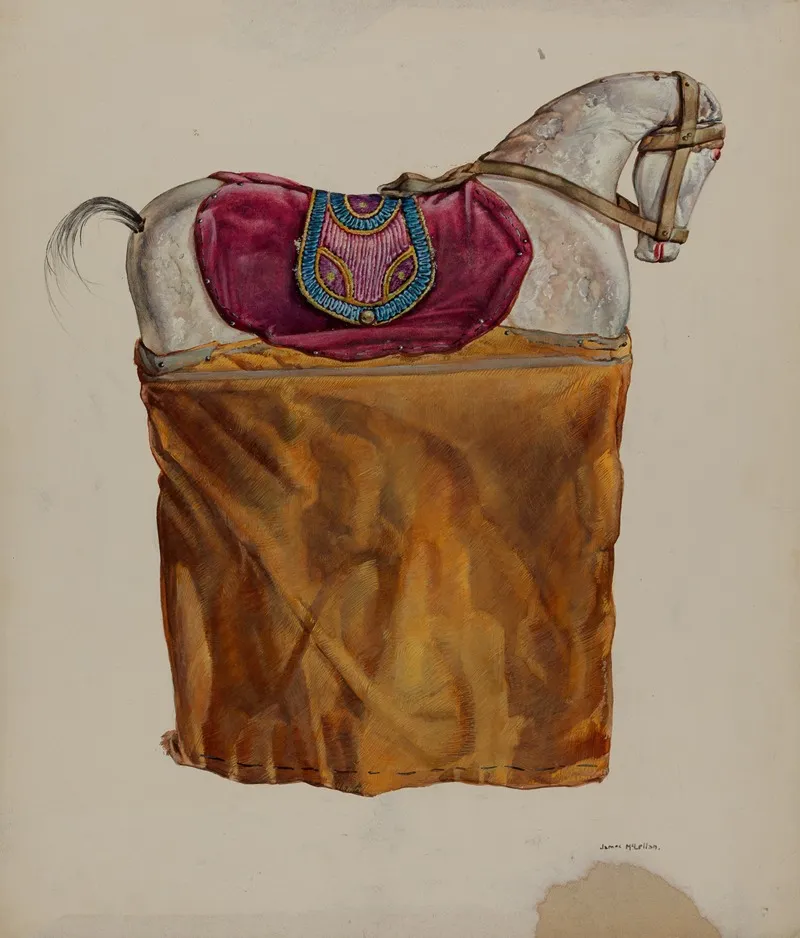Horse Puppet by James McLellan - Canvas Print