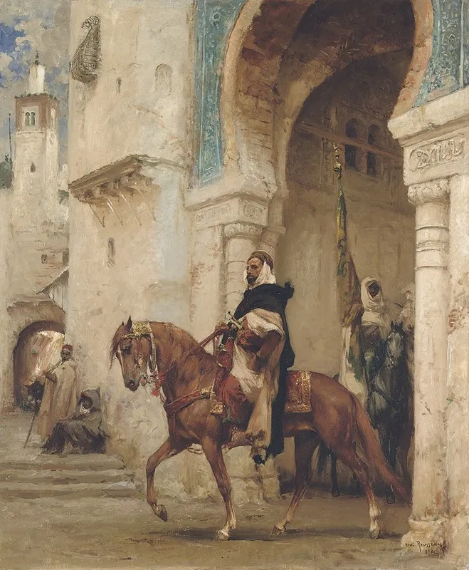 Horseman Leaving A Palace 2