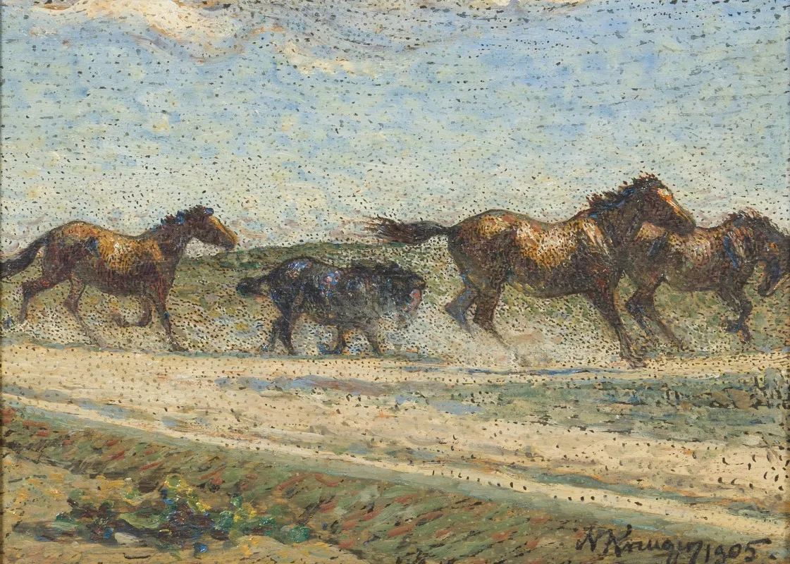 Horses At Large