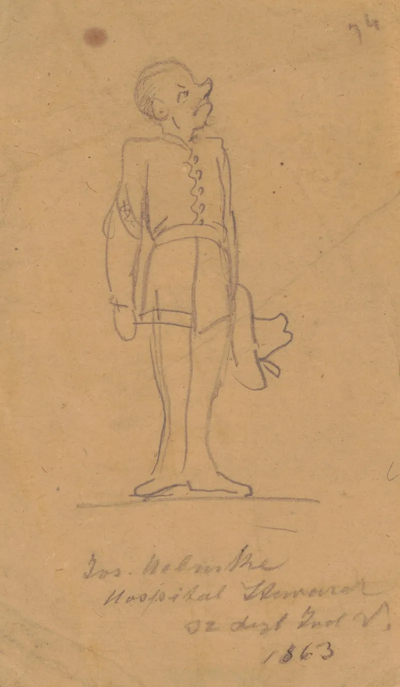 Hospital Steward John M Helmke 32nd Regiment Indiana Volunteers 1863