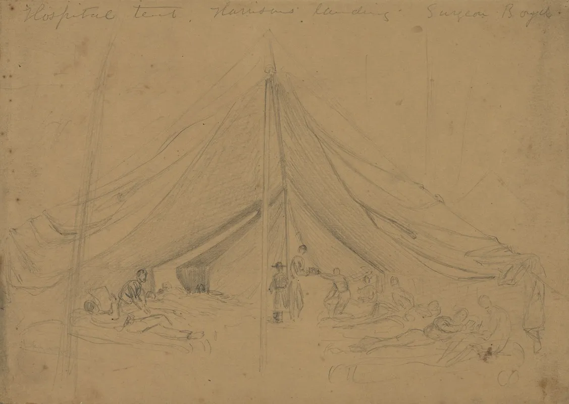 Hospital Tent Harrisons Landing Surgeon Boyd