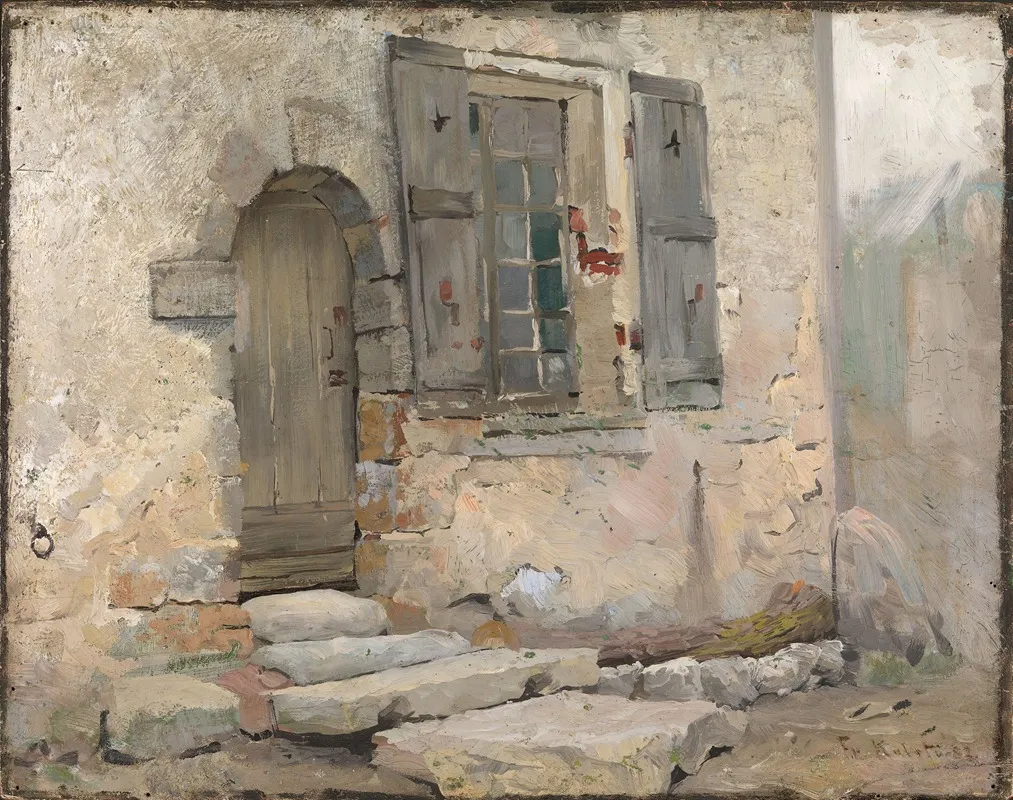 House Wall In Grez