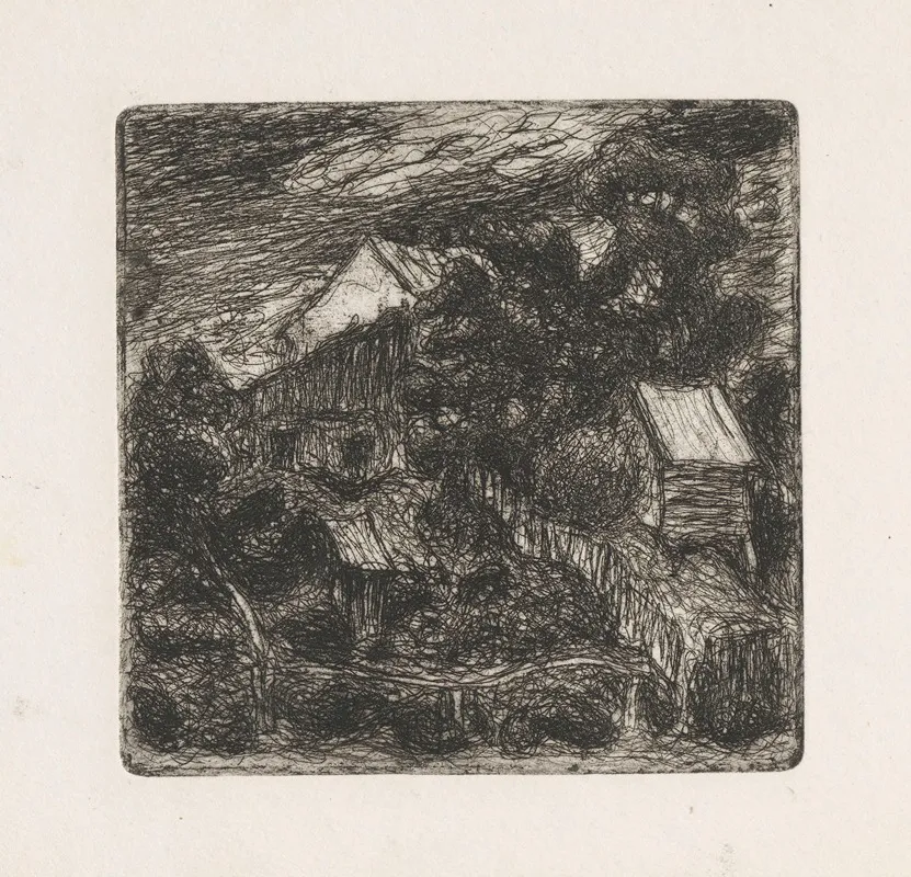 Houses In An Orchard