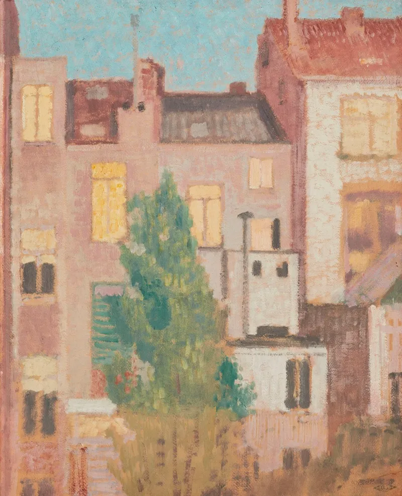 Houses Maisons by Georges Lemmen - Canvas Print