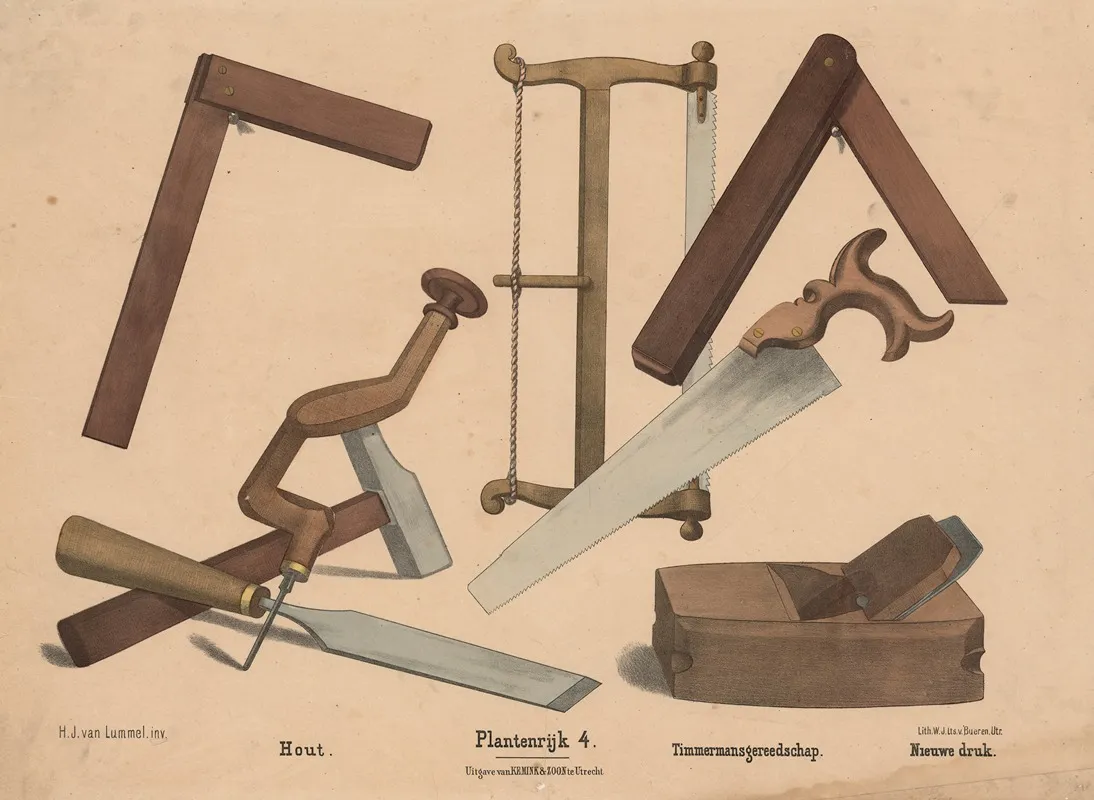 Hout Timmermansgereedschap