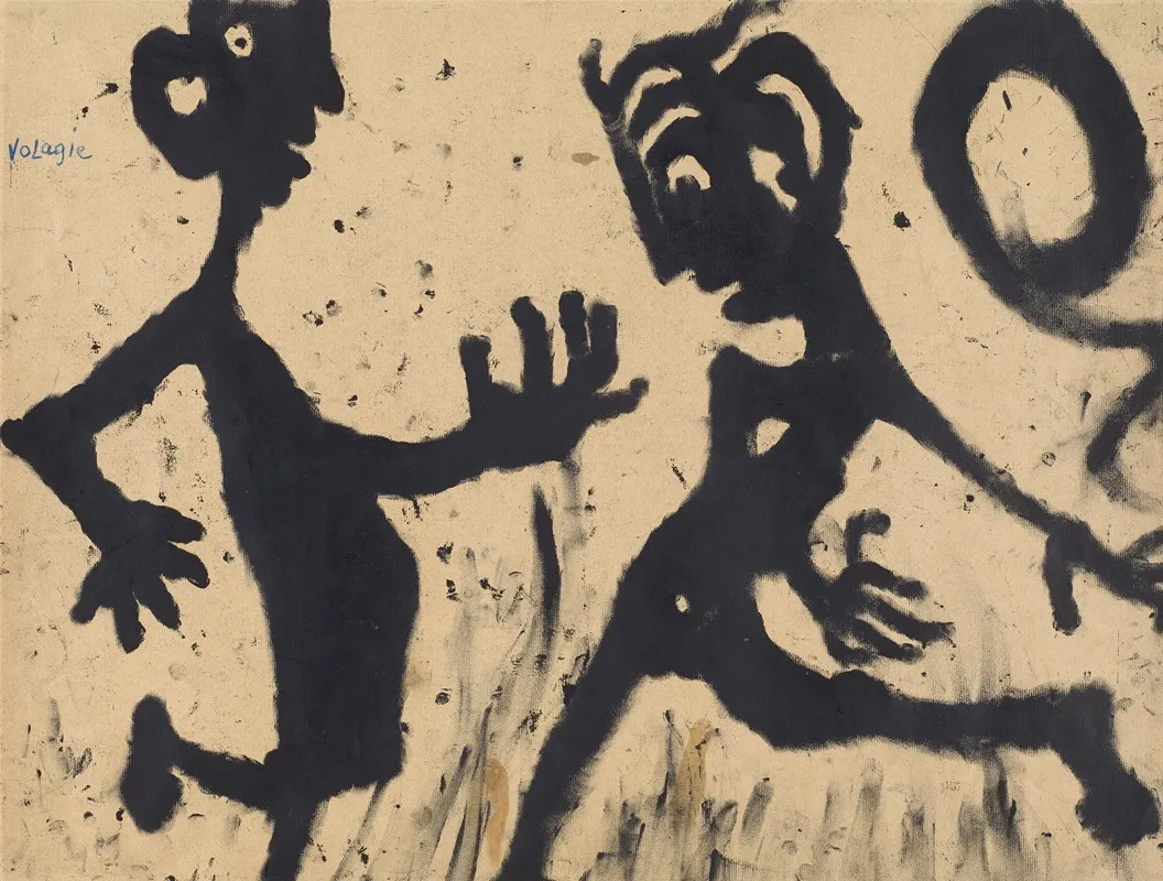 Hovering by Louis Soutter - Canvas Print