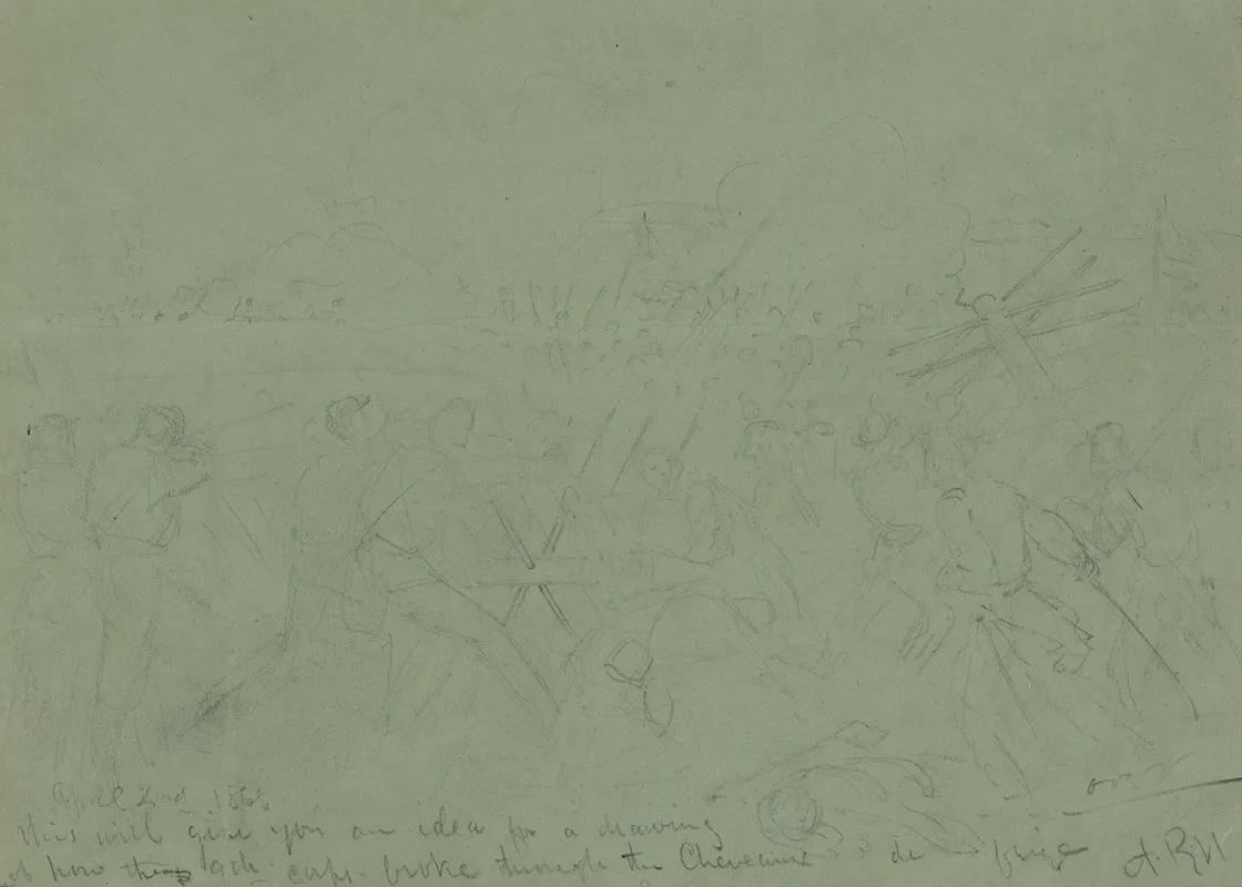 How The 9th Corps Broke Through The Cheveaux De Frise
