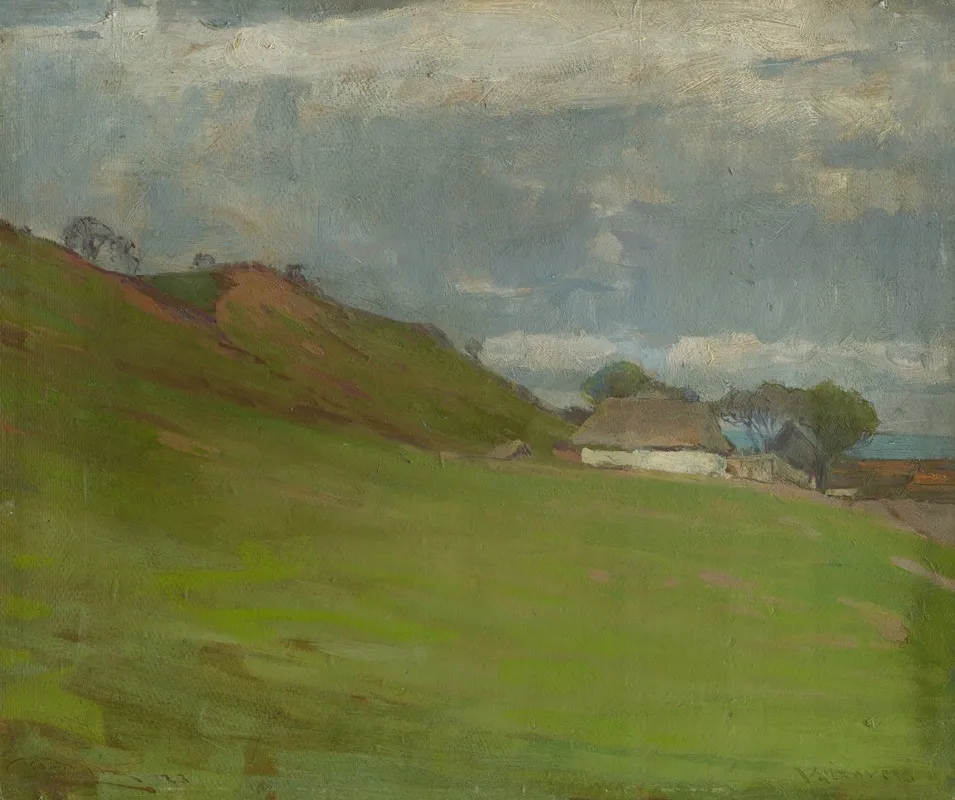 Hradiste Vo Valkovciach by Ľudovít Čordák - Canvas Print