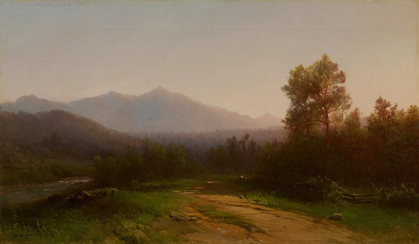 Hudson River Landscape by Homer Dodge Martin - Canvas Print