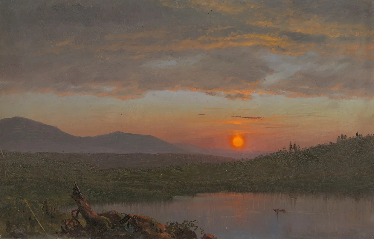 Hudson Valley New York At Sunset