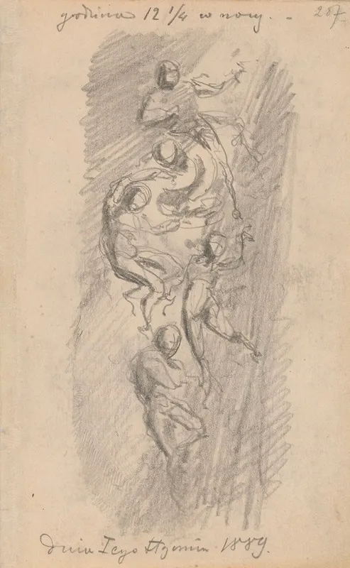 Human Figures Hovering In The Skies