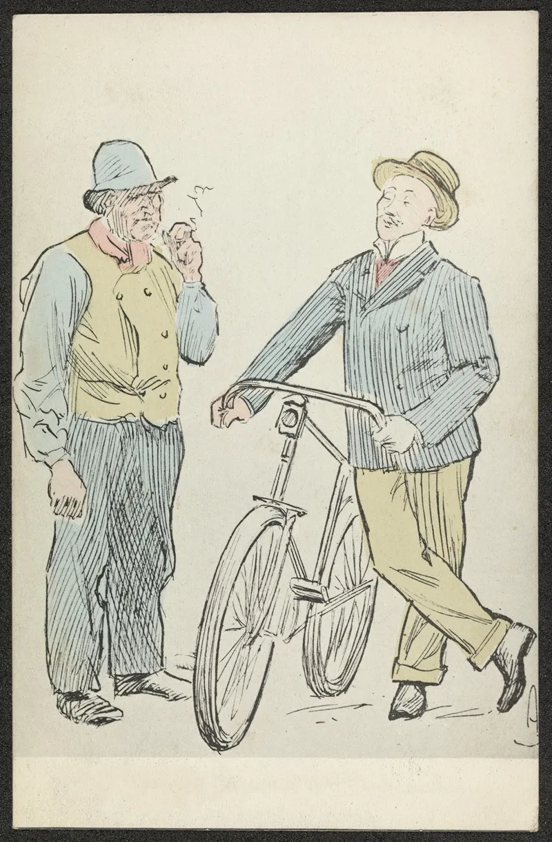 Humorous Card by Andreas Bloch - Canvas Print