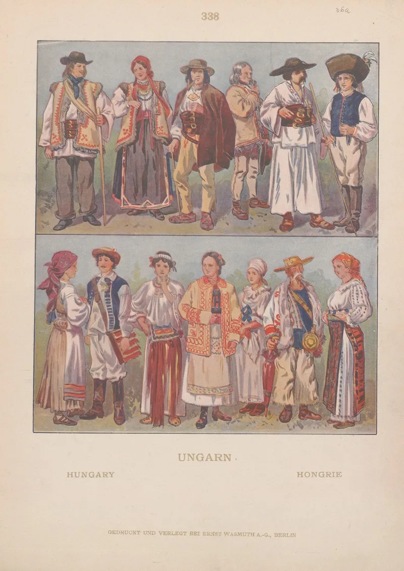 Hungary 2 by Adolf Rosenberg - Canvas Print