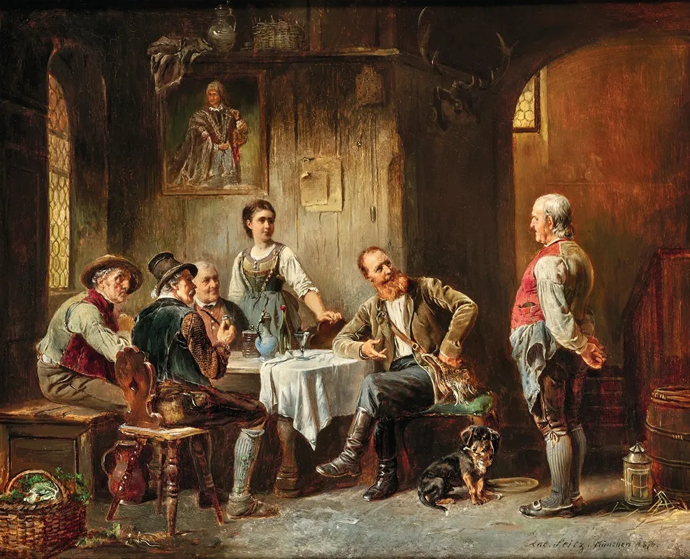 Hunters In A Tavern 2
