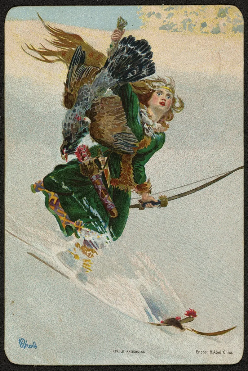 Hunting Motif 3 by Andreas Bloch - Canvas Print