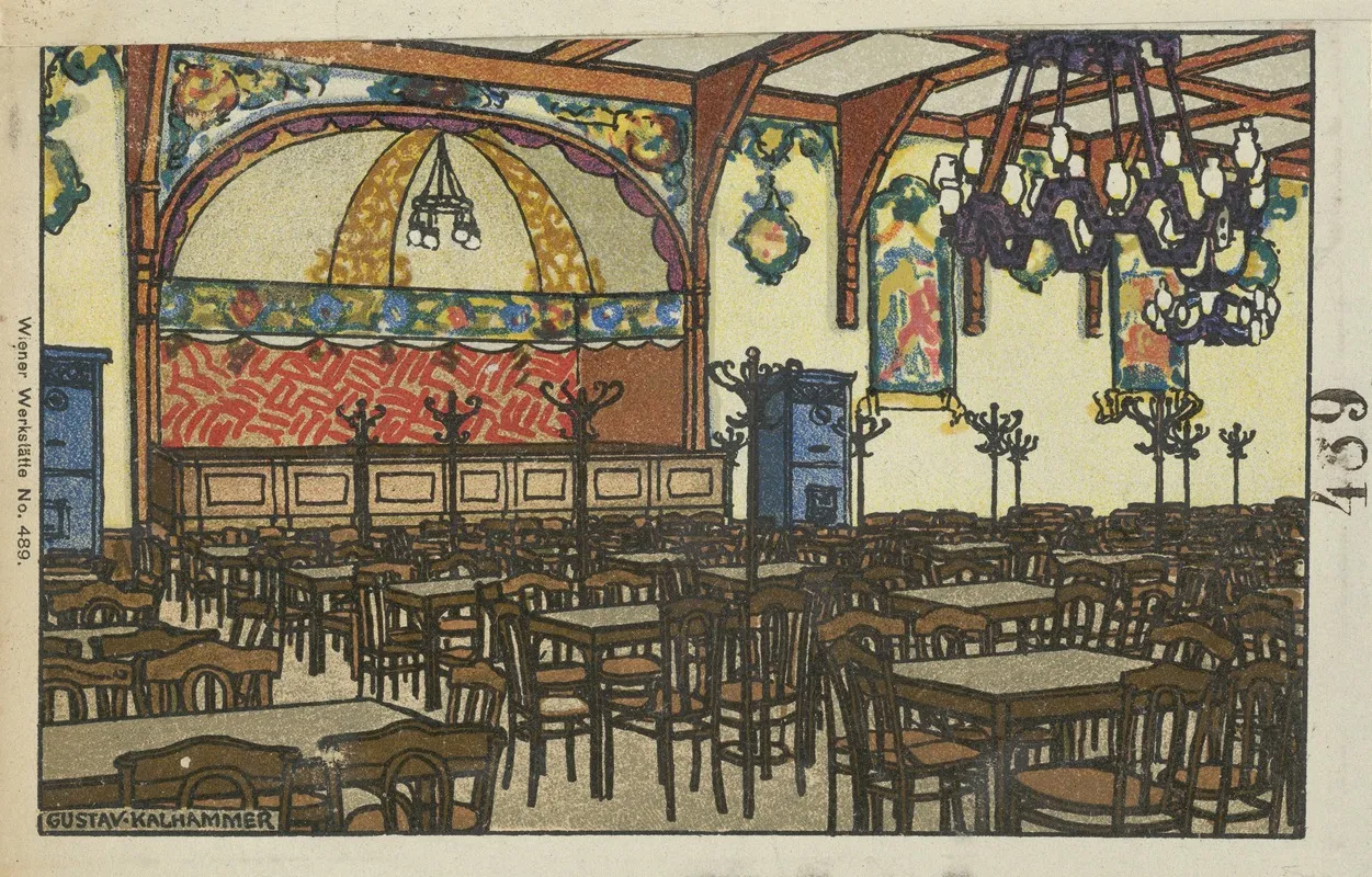 Hutteldorf Brewery A Brusatti by Gustav Kalhammer - Canvas Print