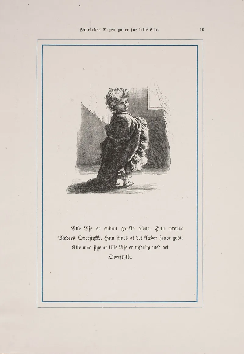 Hvorledes Dagen Gaaer For Lille Lise Pl 11 by Lorenz Frølich - Canvas Print