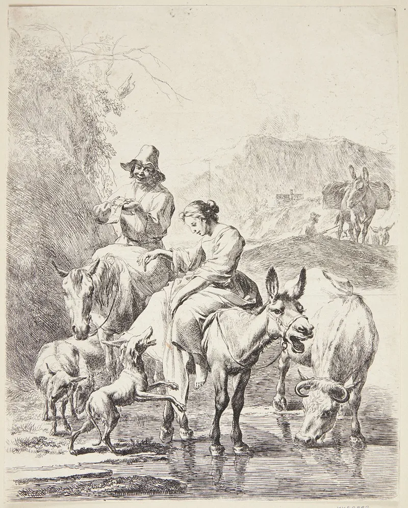 Hyrdinde Pa Et Aesel