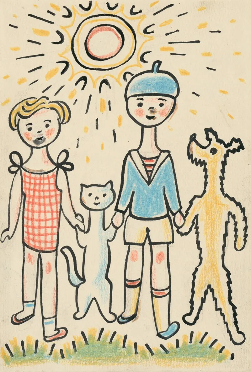I Had A Dog And A Cat Pl 09 by Josef Čapek - Canvas Print