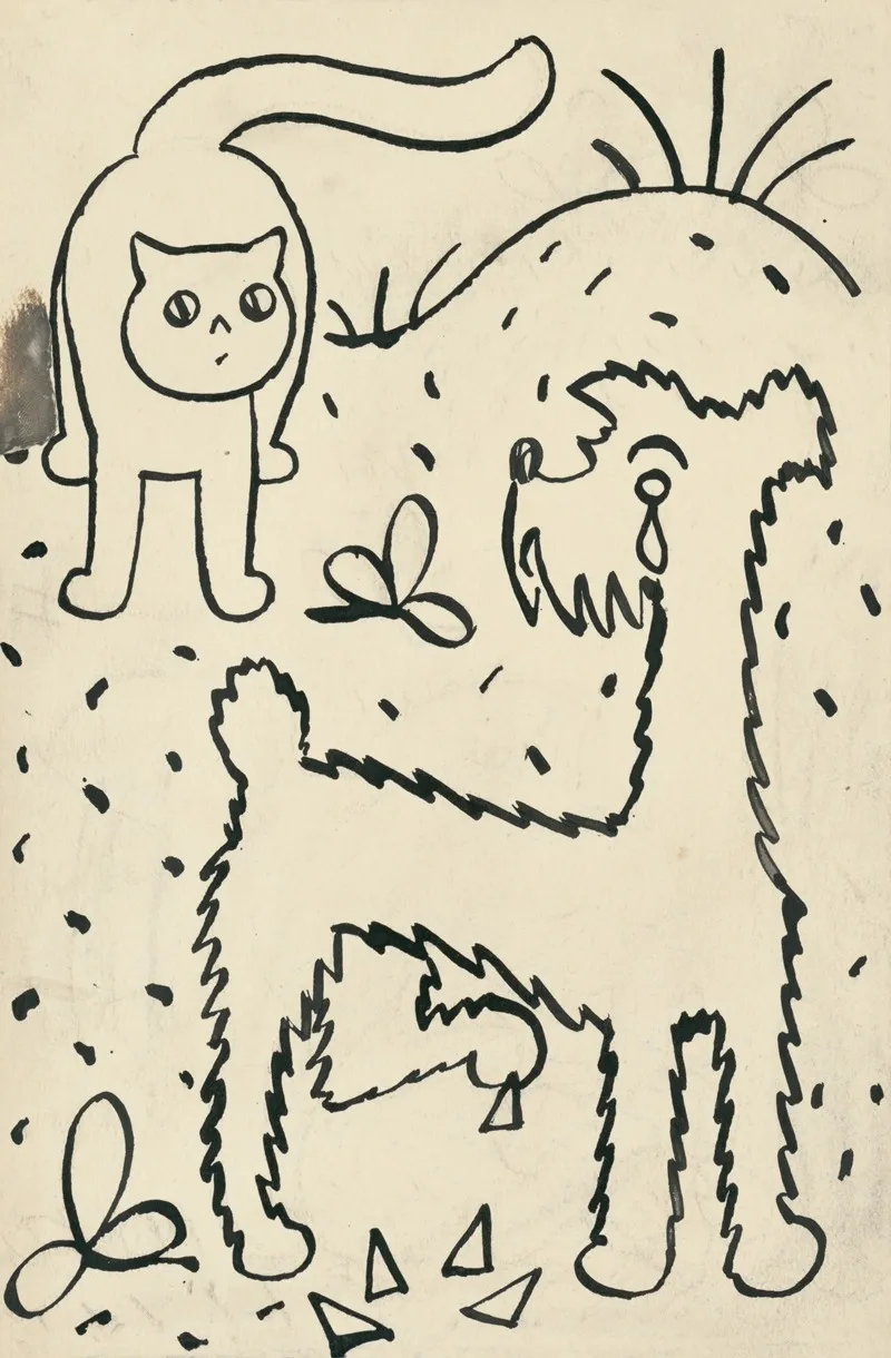 I Had A Dog And A Cat Pl 21 by Josef Čapek - Canvas Print