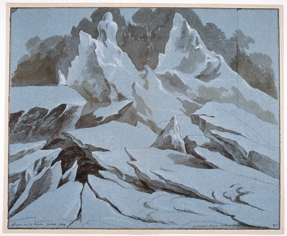 Ice Floes On The River Meuse During The Winter Of 1809