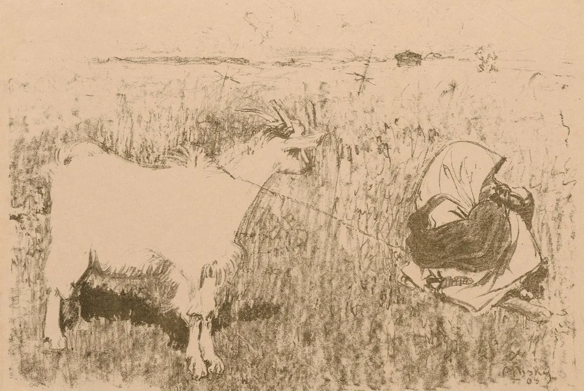 Idyll 14 by Ludwik Misky - Canvas Print