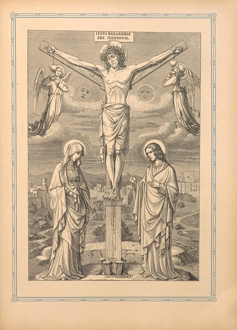 Iesus Nazarenus by Otto Bitschnau - Canvas Print