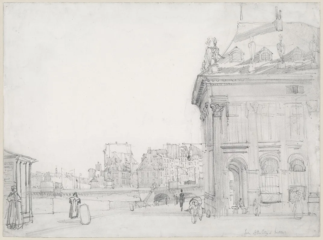 Ile De La Cite From The Institut Paris