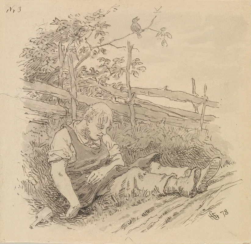 Illustrasjon Til En Aftenstund I Et Proprietaerkjokken I P Chr Asbjornsen Norske Folke Og Huldre Eventyr I Udvalg Kjobenhavn 1879