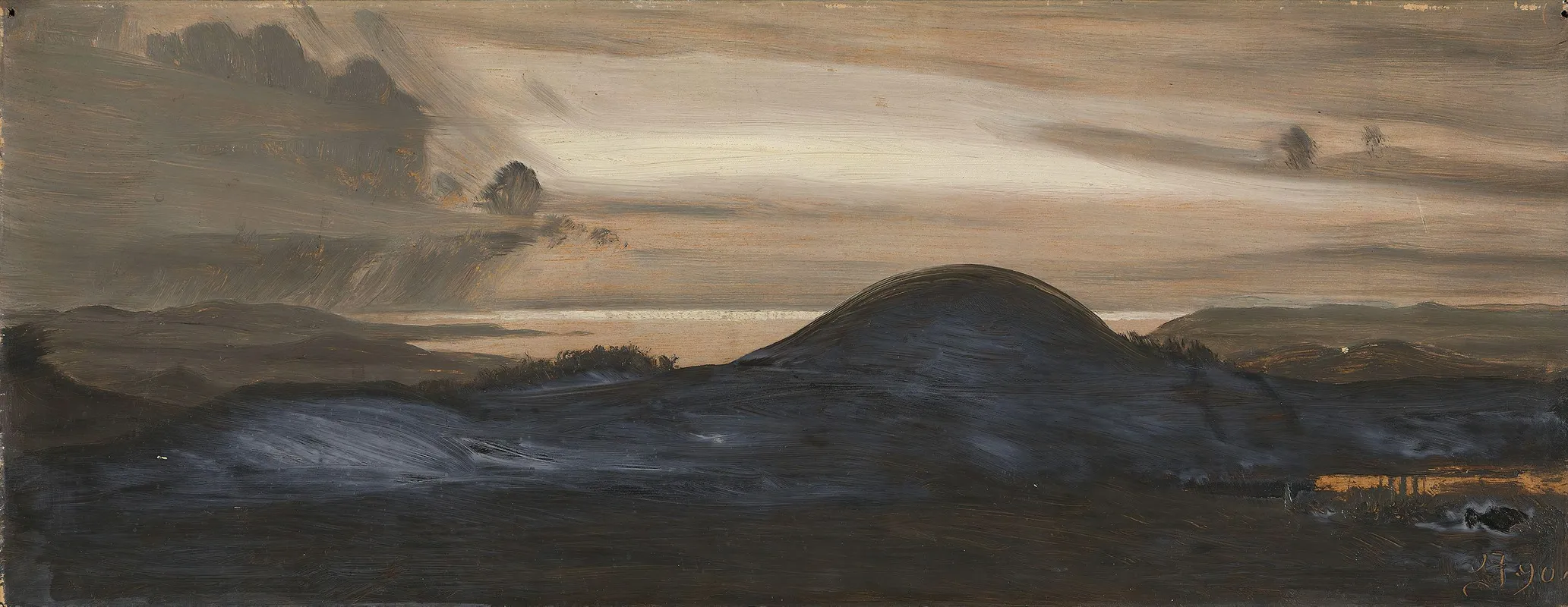 Illustrasjon Til Holger Drachmanns Elverkongen I Troldtoj Kobenhavn 1889 1890 by August Jerndorff - Canvas Print