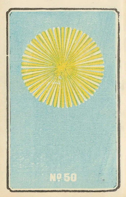 Illustrated Catalogue Of Daylight Bomb Shells No 50 by Jinta Hirayama - Canvas Print
