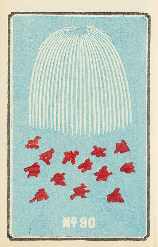 Illustrated Catalogue Of Daylight Bomb Shells No 90 by Jinta Hirayama - Canvas Print