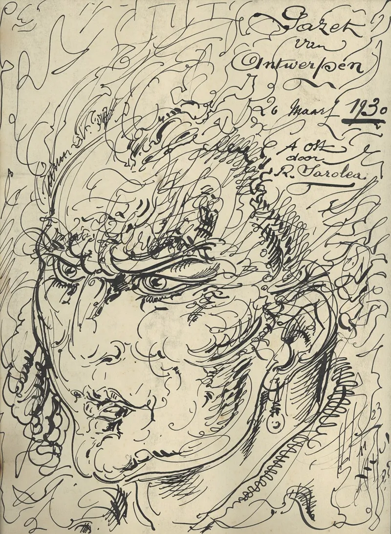 Illustratie Bij Gazet Van Antwerpen March 1930