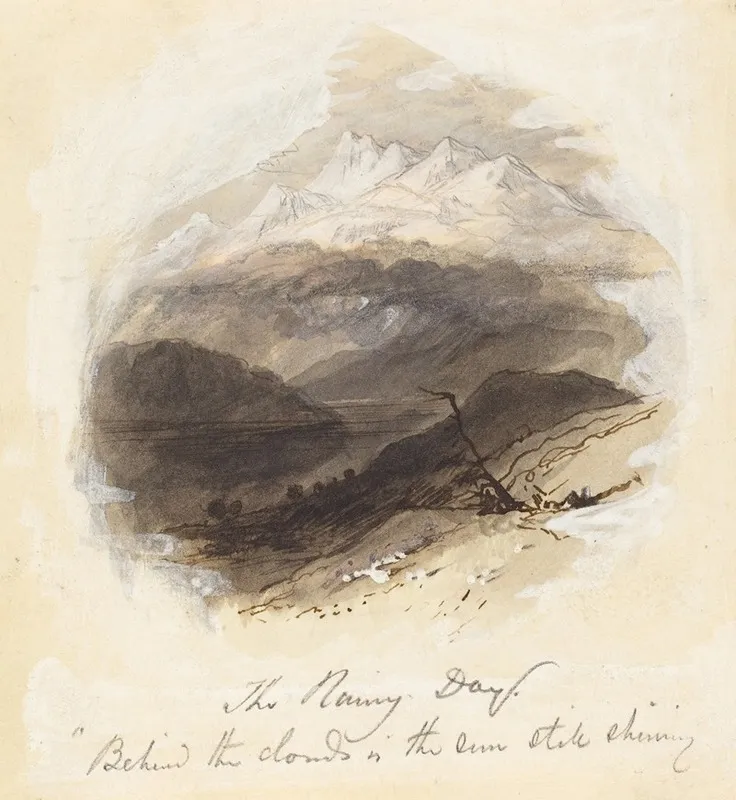 Illustration For Longfellows The Rainy Day
